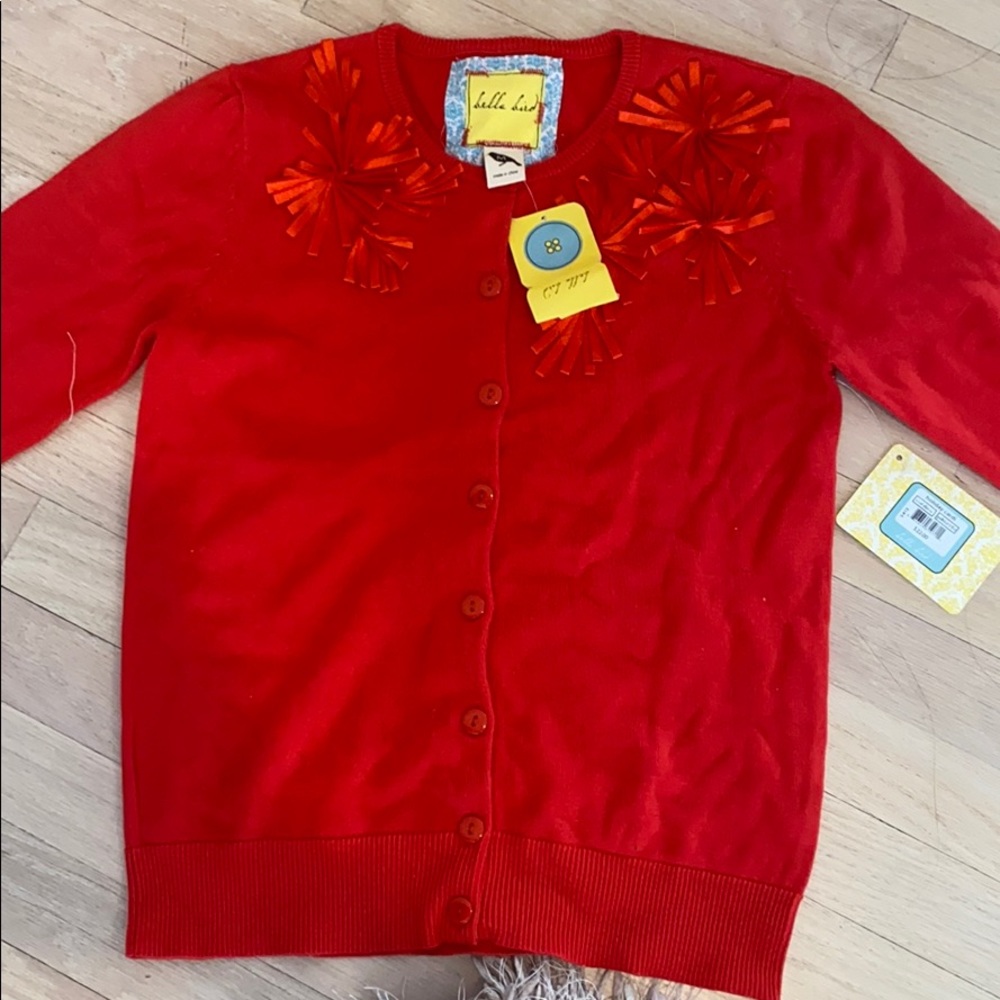 Women’s knit red sweater